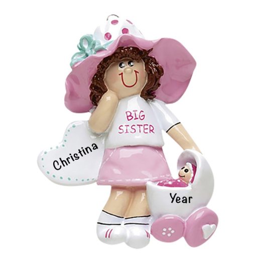 Big Sister Personalized Christmas Ornament