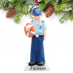 Coast Guard Personalized Christmas Ornament