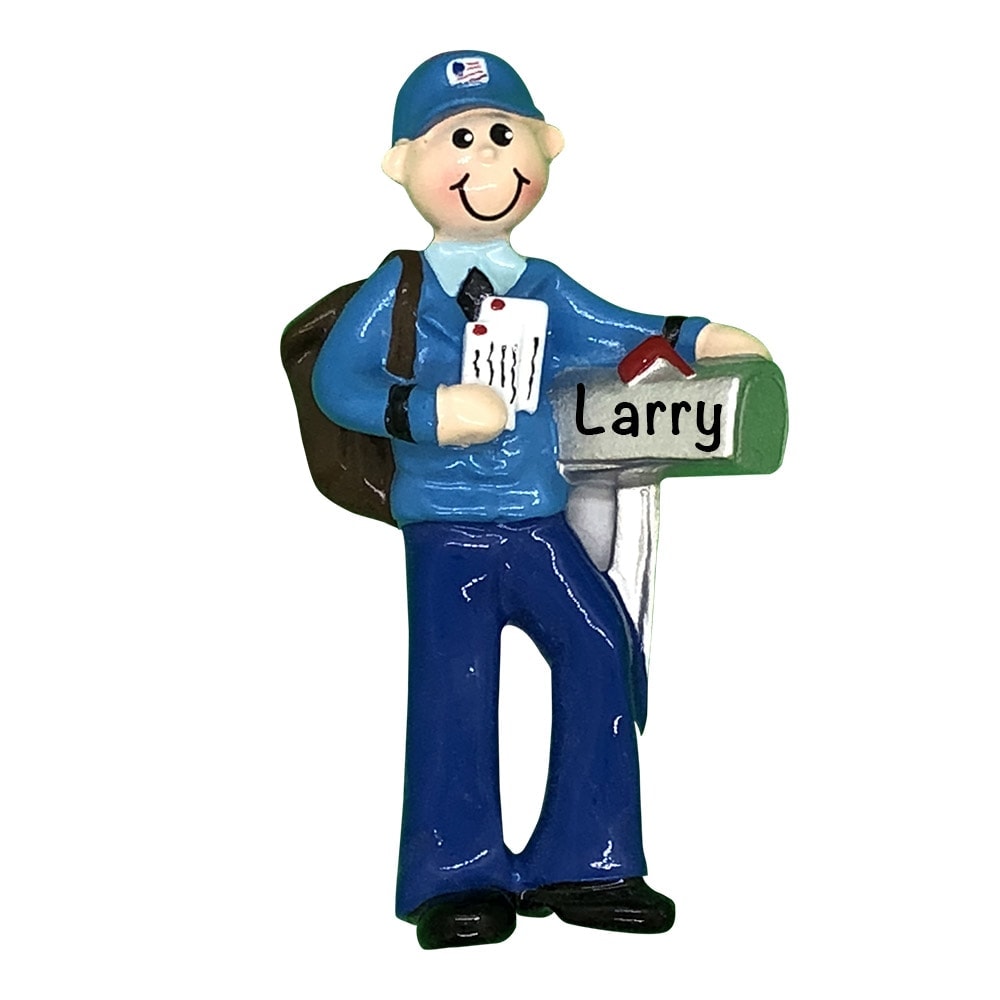 Mailman Personalized Christmas Ornament