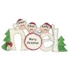 Noel Family of 3 Personalized Christmas Ornament