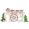 Noel Family of 4 Personalized Christmas Ornament