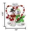 Candy Cane Love Personalized Christmas Ornament