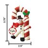 Candy Cane Snowman Personalized Christmas Ornament