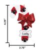 Dog Candy Cane Personalized Christmas Ornament