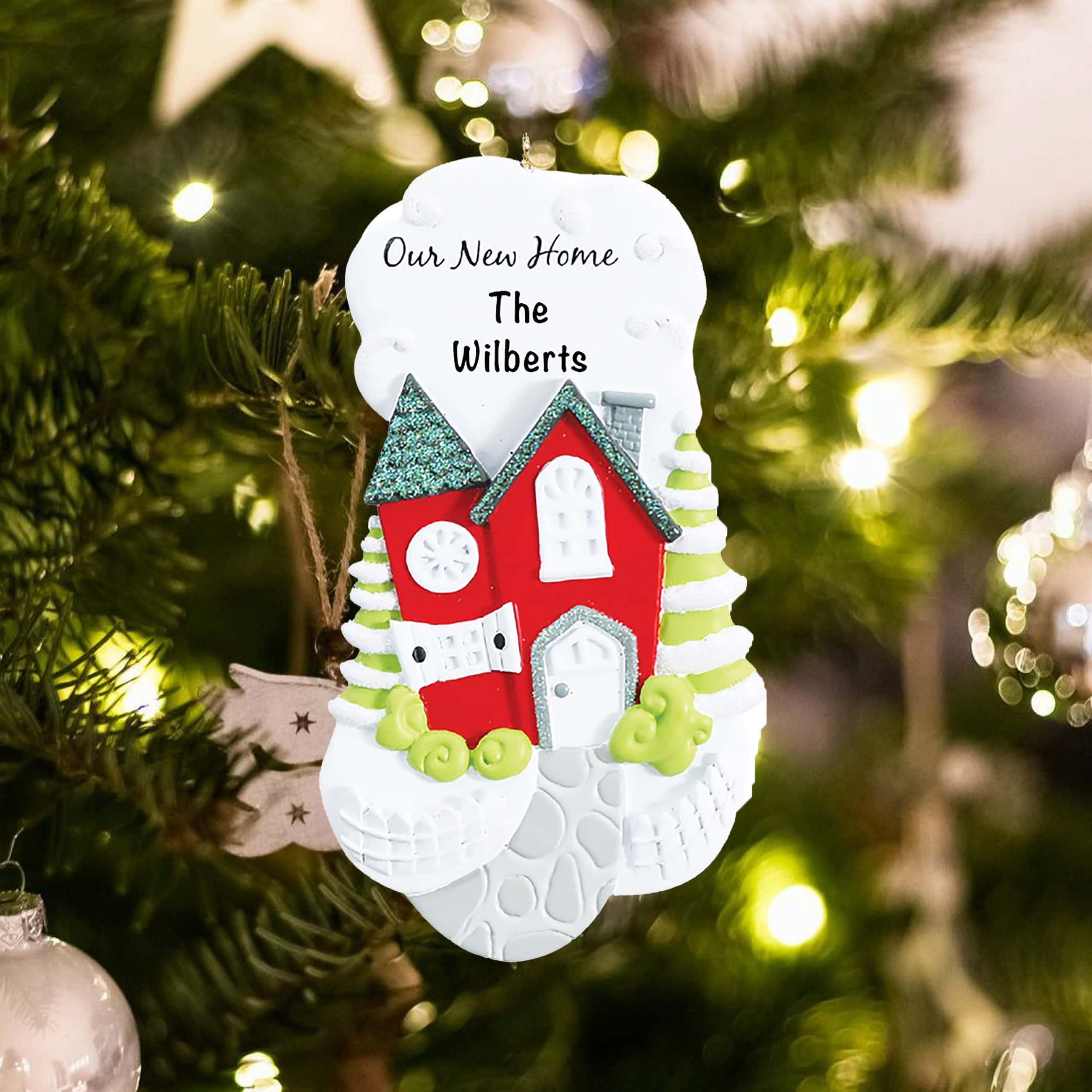 Our New Home Personalized Ornament Free Personalization