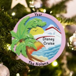 Personalized Sunset Cruise Christmas Ornament