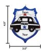 Police Emblem Personalized Christmas Ornament