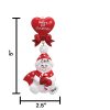 Red Candy Cane Snowbaby Personalized Christmas Ornament