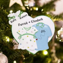 Personalized Love Grows Christmas Ornament