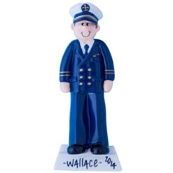 Navy Officer Personalized Ornament