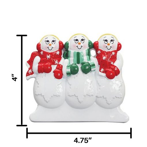 Snow Family of 3 Table Top