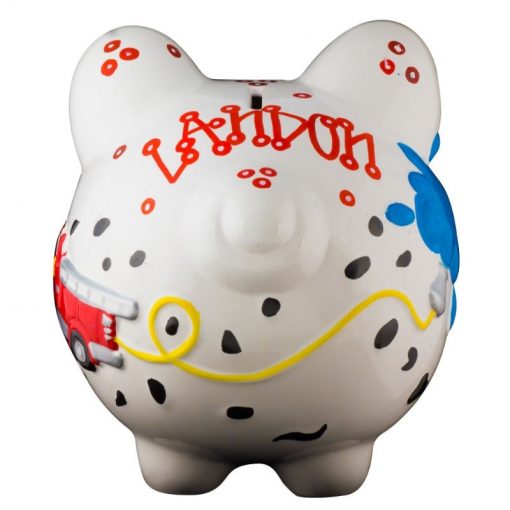 Firetruck Piggy Bank - Large