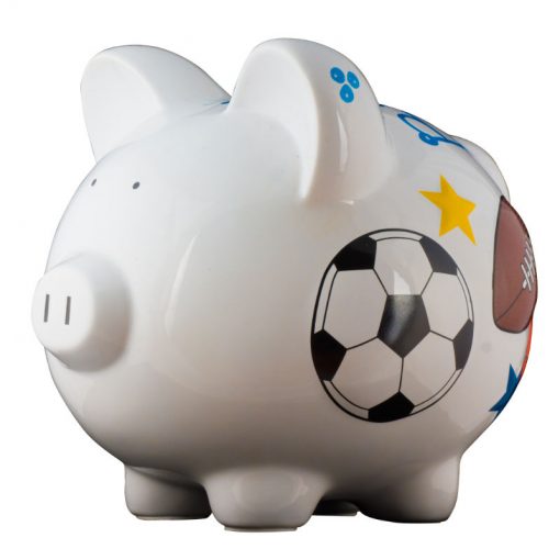 Sports Piggy Bank - Large