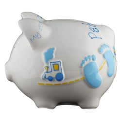 Baby Blue Piggy Bank - Small