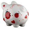 Red Ladybug Piggy Bank - Small