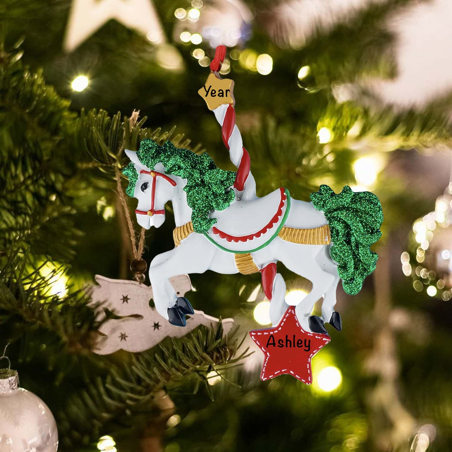 Carousel Horse Christmas Ornament MyOrnament