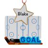 Ice Hockey Rink Personalized Christmas Ornament