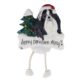 Shih Tzu (Black & White) Christmas Ornament