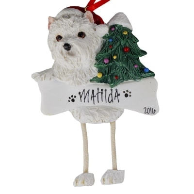 Westie Christmas Ornament