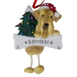 Airedale Christmas Ornament