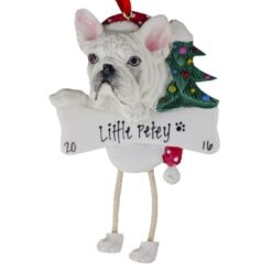 French Bulldog (Cream) Christmas Ornament