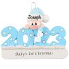1421B 2023 Baby First Christmas Ornament - Baby Boy Blue 2023 1st Ornament for Christmas Tree - Holiday Traditions Gift