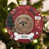 Personalized Pomeranian Christmas Ornament