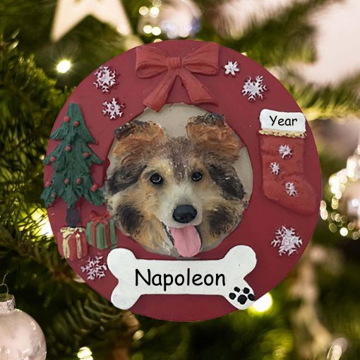 Personalized Sheltie Christmas Ornament