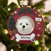 Personalized Westie Christmas Ornament
