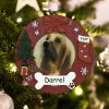 Personalized Bloodhound Christmas Ornament