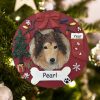 Personalized Collie Christmas Ornament