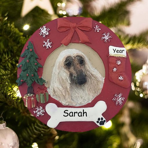 Personalized Afghan Christmas Ornament