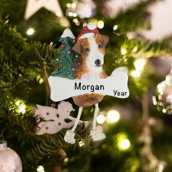 Personalized Jack Russel Christmas Ornament