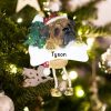 Personalized Bullmastiff Christmas Ornament