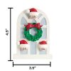 Christmas Window Family of 3 Personalized Christmas Ornament