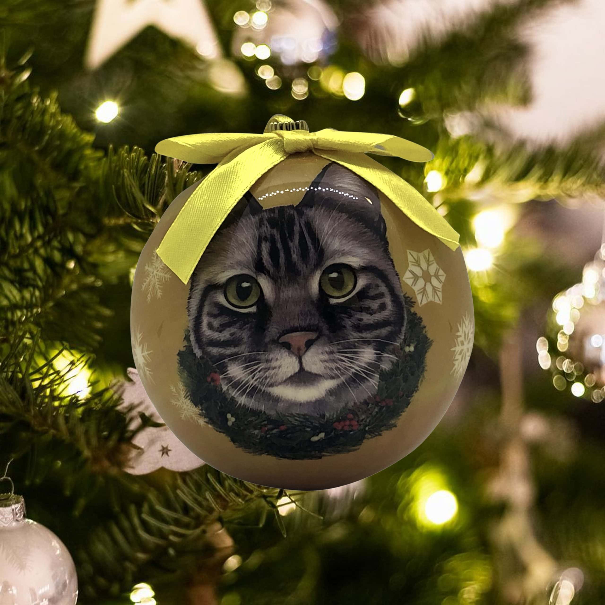 Cat Memorial Christmas Ornament 2021