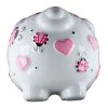 Pink Ladybug Piggy Bank Large - 3