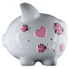 Pink Ladybug Piggy Bank Large - 4