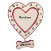 Pet Heart Photo Frame Personalized Ornament