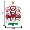 Nine Grandkids Personalized Christmas Ornament