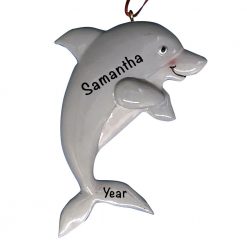Dolphin Personalized Christmas Ornament