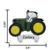 John Deere Tractor Personalized Christmas Ornament
