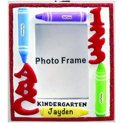 Kindergarten Photo Frame Personalized Christmas Ornament