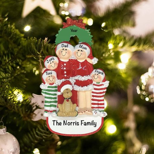 Personalized Christmas Family of 5 Christmas Family