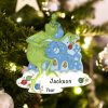 Personalized The Grinch Christmas Ornament