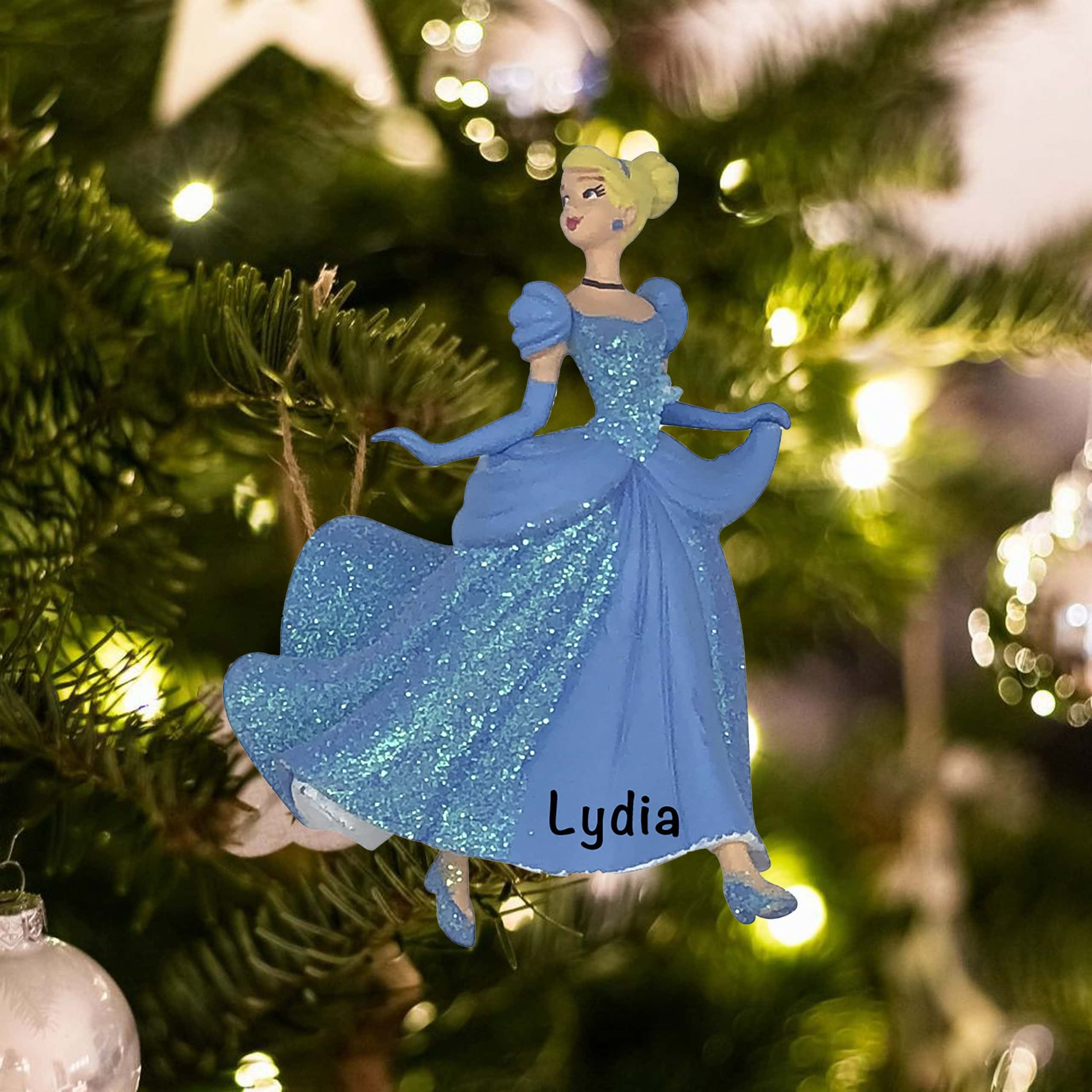 Cinderella Disney Personalized Ornament Free Personalization