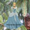 Cinderella Disney Bottom Personalized Christmas Ornament
