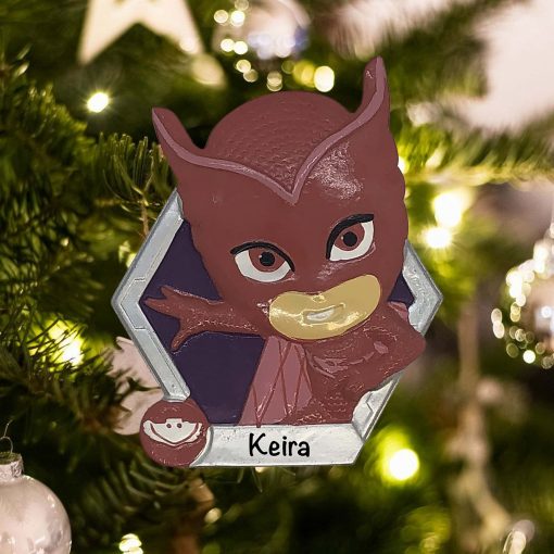 Personalized PJ Masks Owlette Christmas Ornament