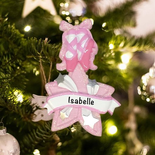 Personalized Balelt Star Christmas Ornament