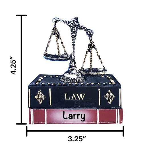 Lawyer Personalized Christmas Ornament